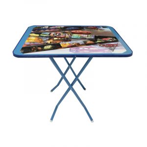 Mesa plegable infantil multiusos, cuenta con dos niveles de altura