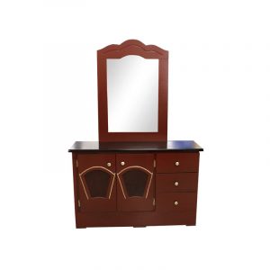 Mueble tocador con Luna en color nogal
