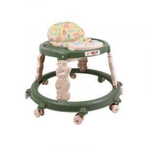 Andadera en color verde para niño o niña, incluye juego musical