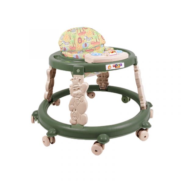 Andadera en color verde para niño o niña, incluye juego musical