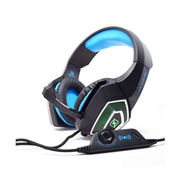 Audifonos Gamer marca Necnon modelo Dragon en color Azul